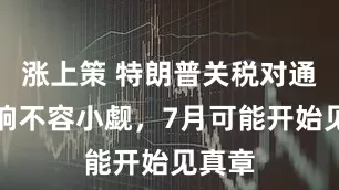 涨上策 特朗普关税对通胀影响不容小觑，7月可能开始见真章